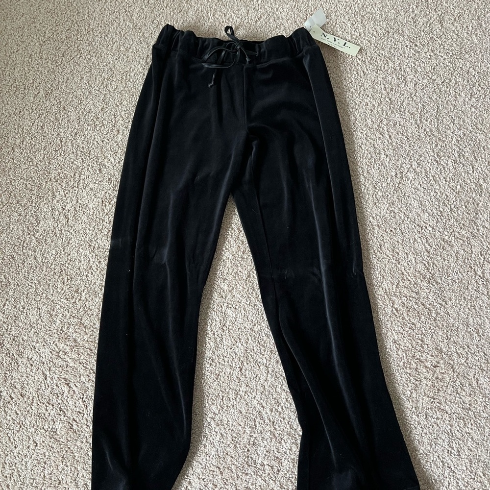 New York Laundry Black Lounge Pants